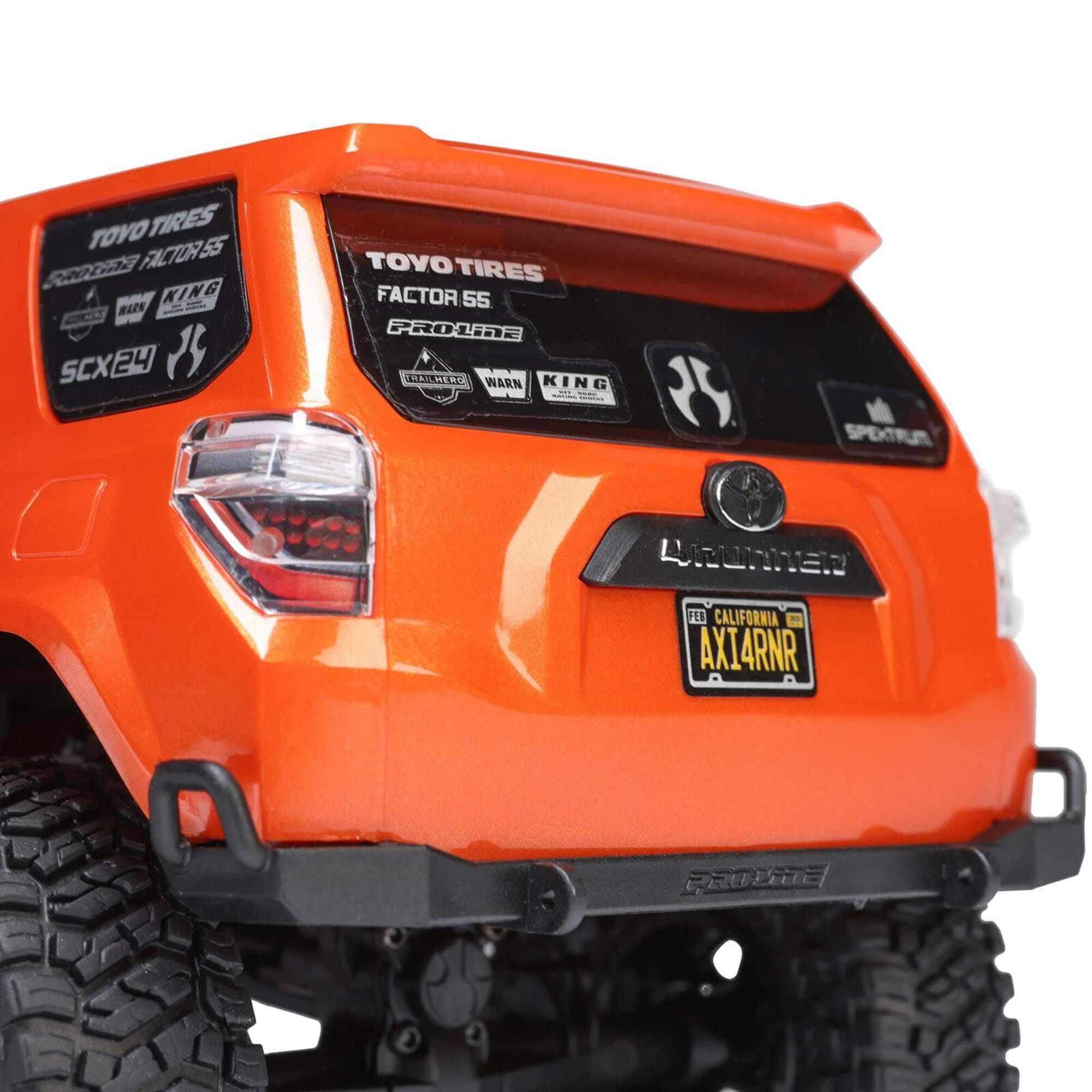 Axial SCX24 Toyota 4Runner 1_24 RTR RC Rock Crawler orange