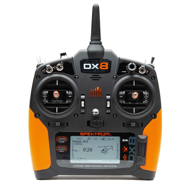 Spektrum Orange Grip Set w/ Tape: DX6G2/3 DX8G2
