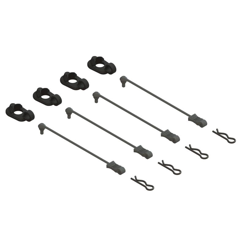 Arrma Karosserie Clip and Pad Set - RC-Zubehoer