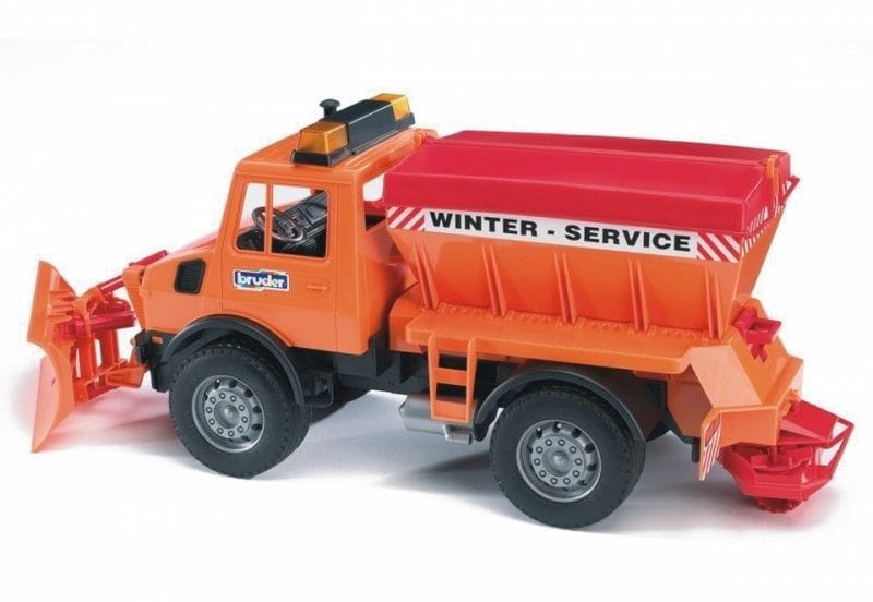 Bruder MB Unimog Winterdienst mit Räumschild