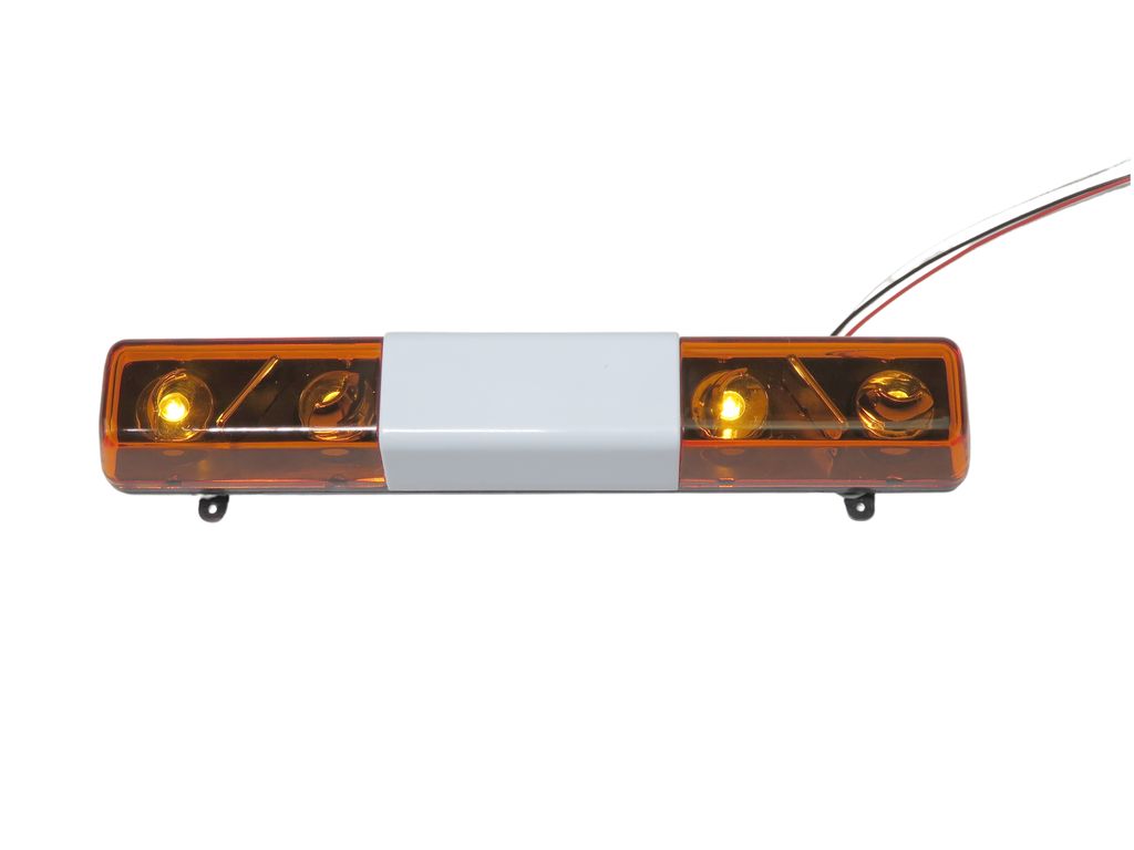 ScaleClub 1_14 Leuchtbalken gelb mit 4x beweglichen Reflektor - RC-Zubehoer