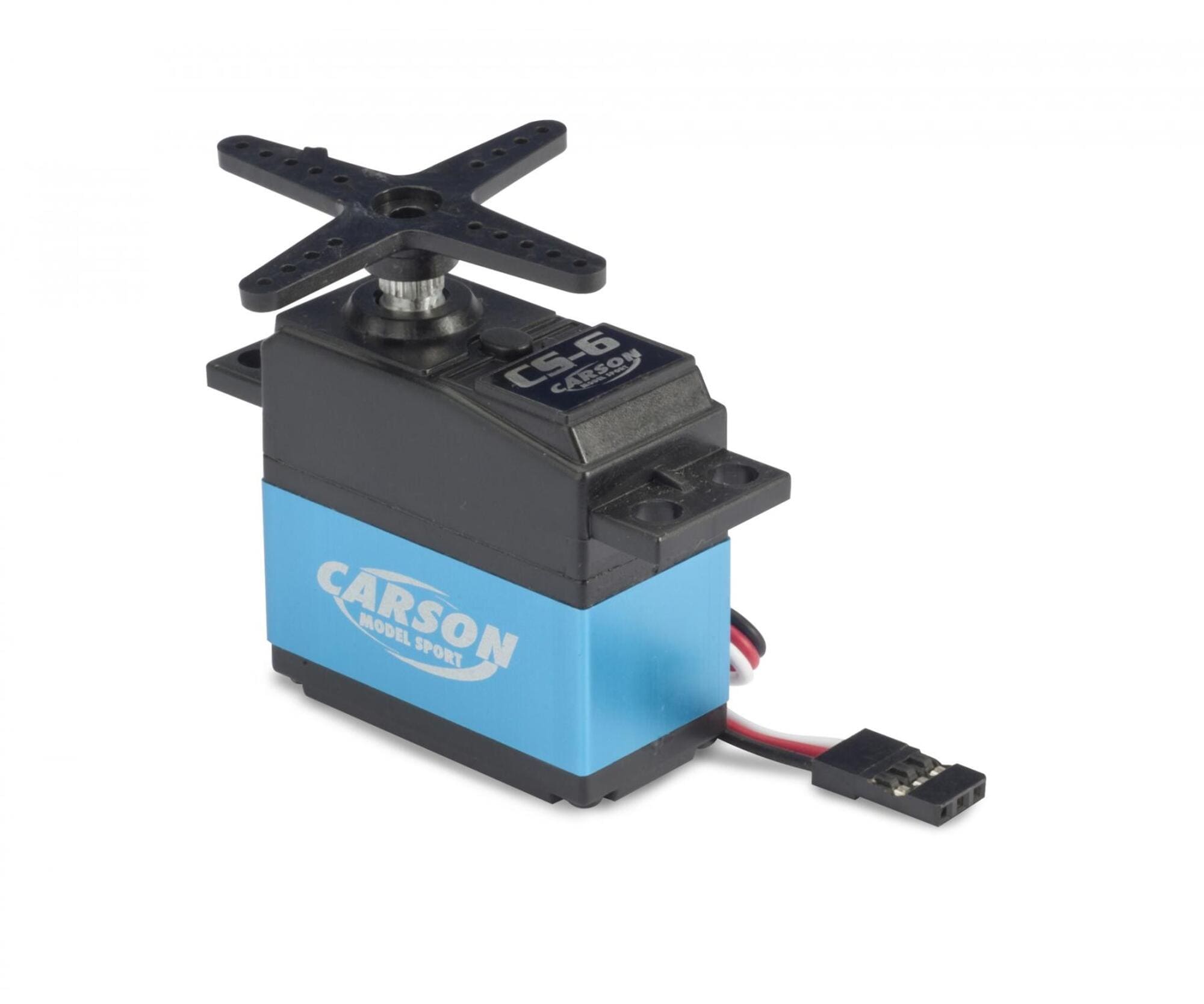 carson cs 6 servo 6kg metallgetriebe jr stecker Carson CS-6 Servo 6kg mit Metallgetriebe und JR-Stecker fuer Modellbau