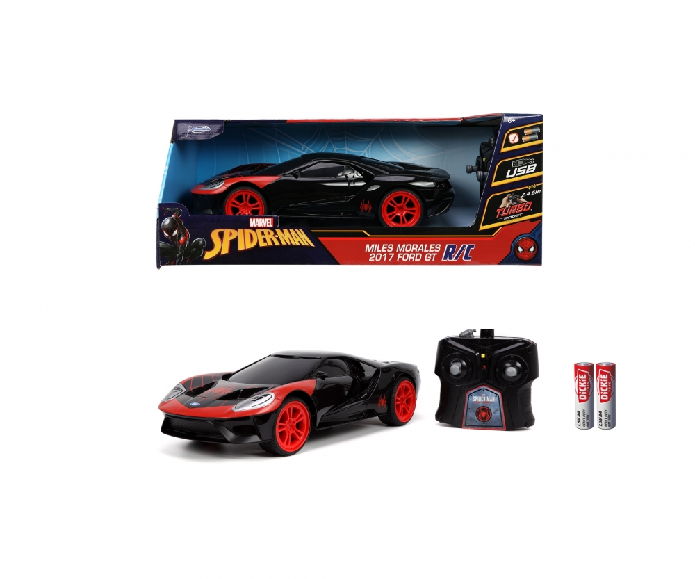Jada RC Marvel Miles Morales 2017 Ford GT 1:16 Modellauto