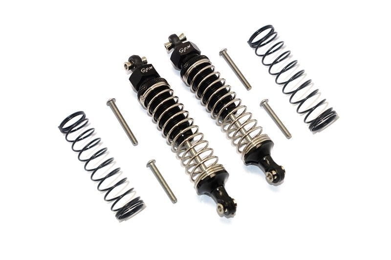 GPM Alu Öldruckstoßdämpfer v/h schwarz für Traxxas TRX4 & 6