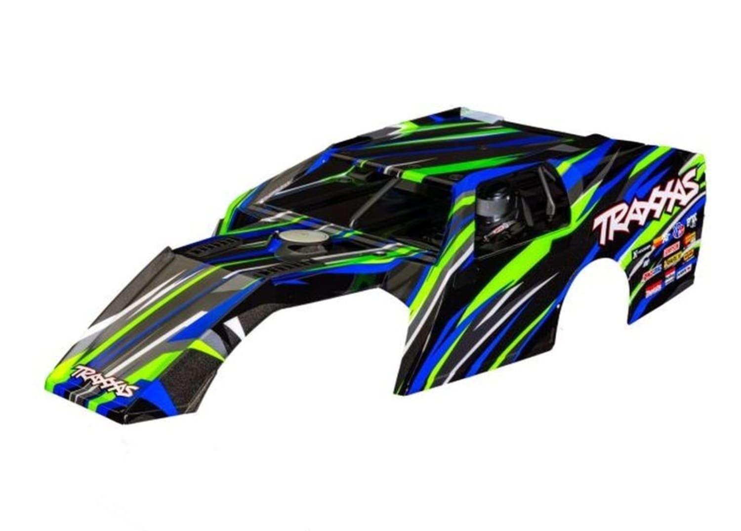 Traxxas Karosserie Slash Modified komplett gruen - RC-Zubehoer