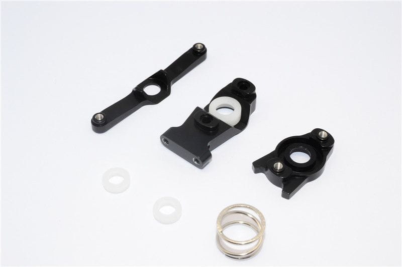 GPM Alu Lenk-Set eloxiert schwarz fuer Traxxas 1_16 E-Revo - RC-Zubehoer