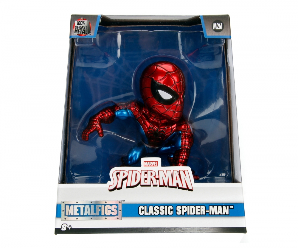 Jada Marvel 4" Classic Spiderman Figure