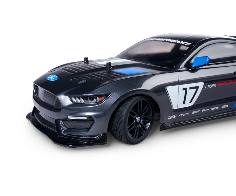 Carson Reifen mit Felgen 1:10 Räderset 14 Speichen Design (4) schwarz