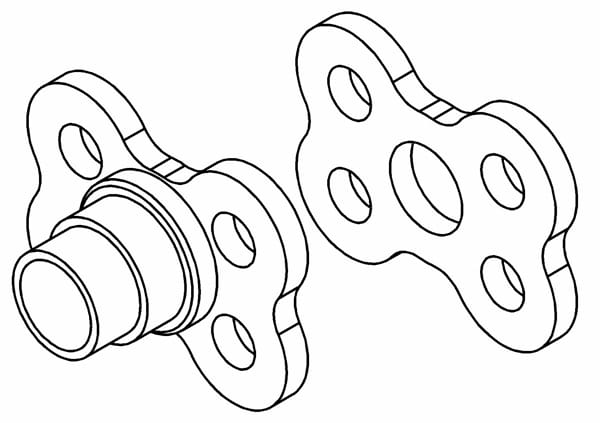 Robitronic Center Planet Diff_ Internal Steel Plate Set _Comp._ - RC-Zubehoer