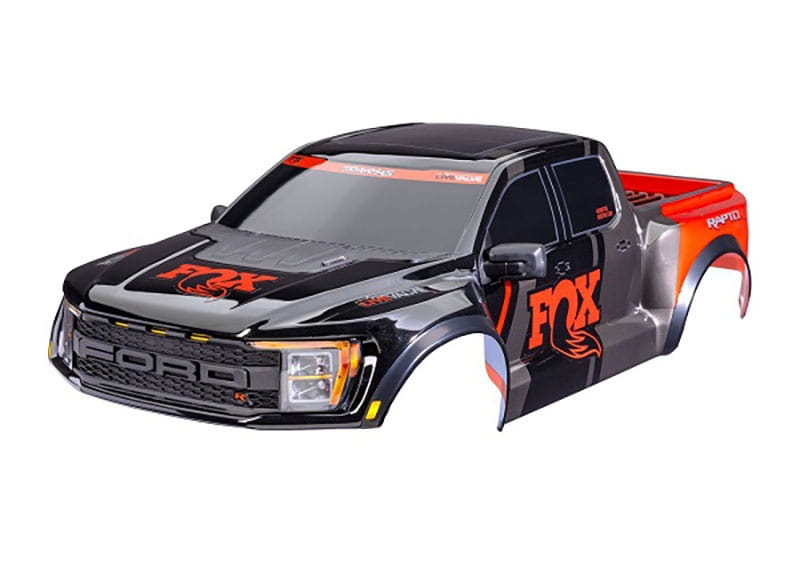 Traxxas Karosserie komplett Fox inkl Anbauteile _Clipless_ - RC-Zubehoer