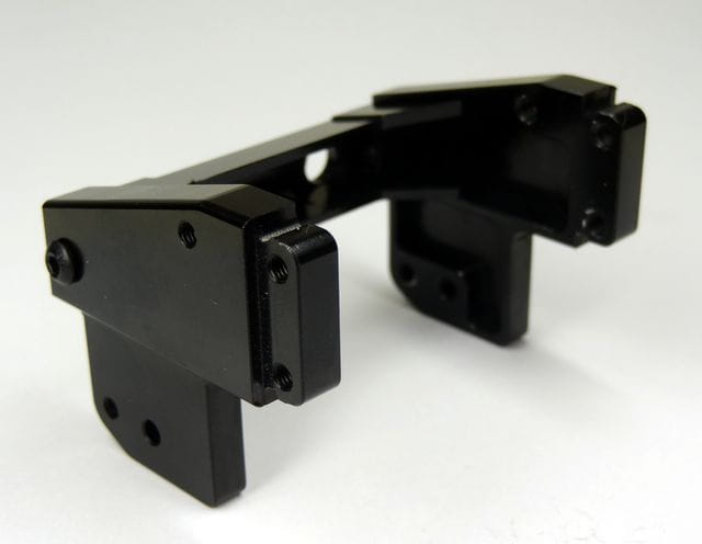 Lesu 1_14 Abschlusstraverse 2- und 3-Achs-Sattelzug Alu schwarz - RC-Zubehoer