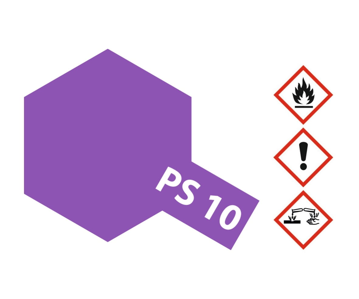 Tamiya PS-10 Violett Sprühfarbe 100ml für Polycarbonat ( Lexanfarbe )