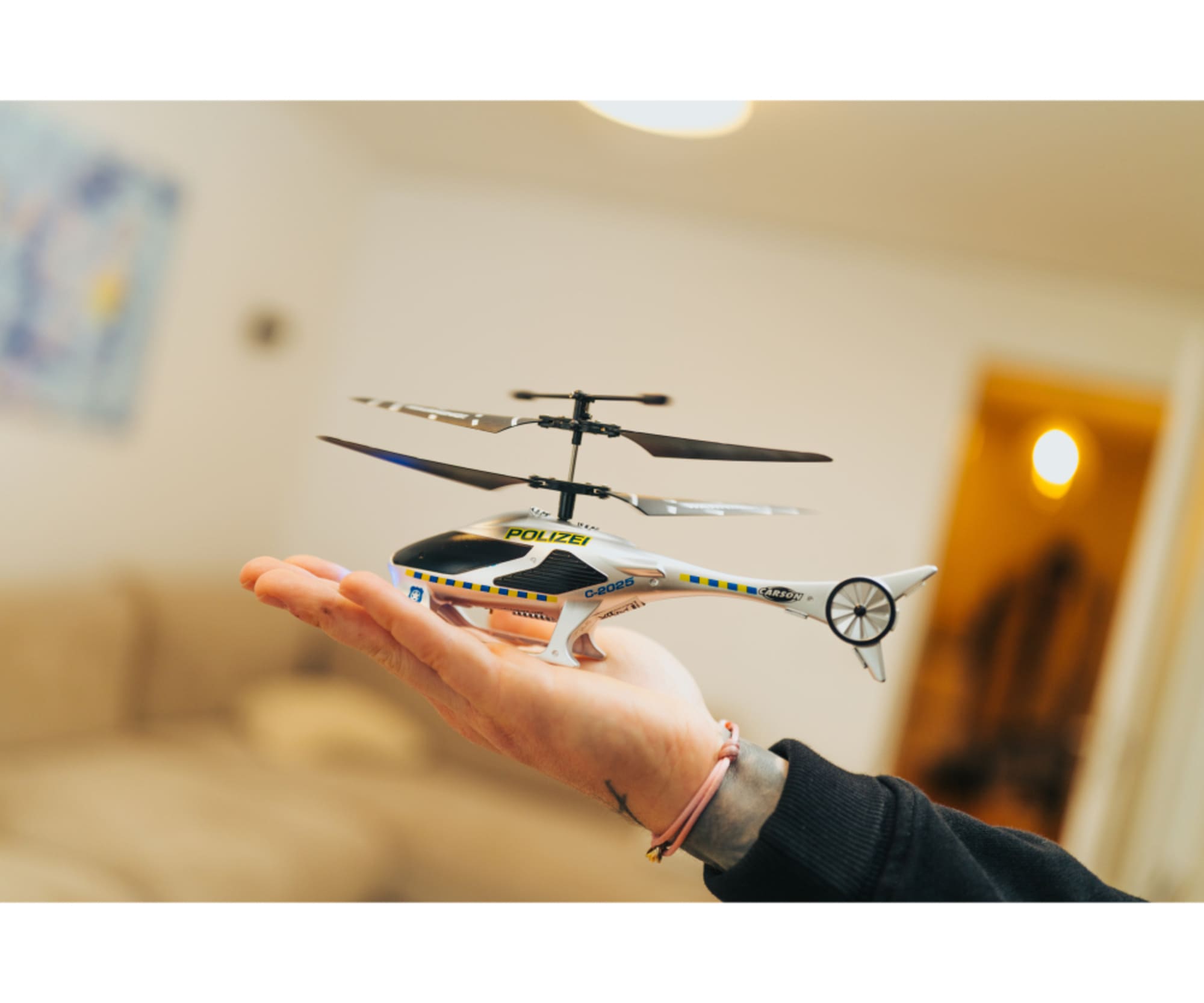 Carson RC Spielzeug Cyber Copter Polizei 2_4 GHz 100% RTF - Carson RC Elektronik