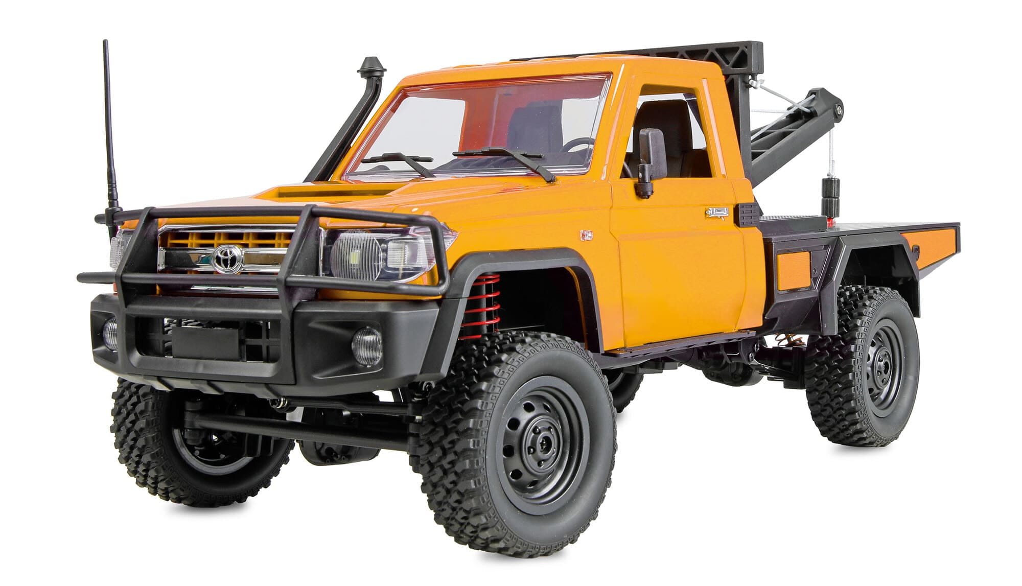 Amewi Toyota Land Cruiser RC Crawler Abschleppwagen 4WD 1_12 RTR gelb - Art_-Nr. 22752