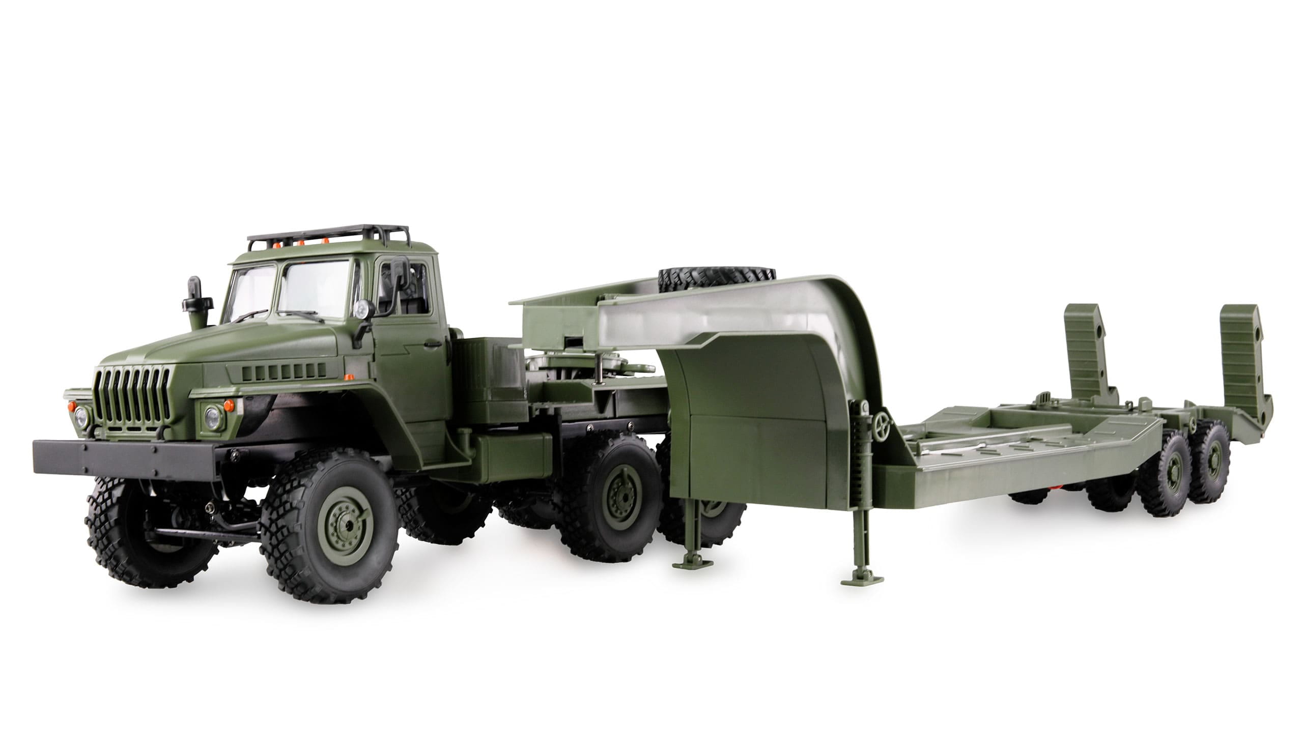amewi-rc-ural-b36-militaer-lkw-6wd-mit-tieflader-1-16-rtr