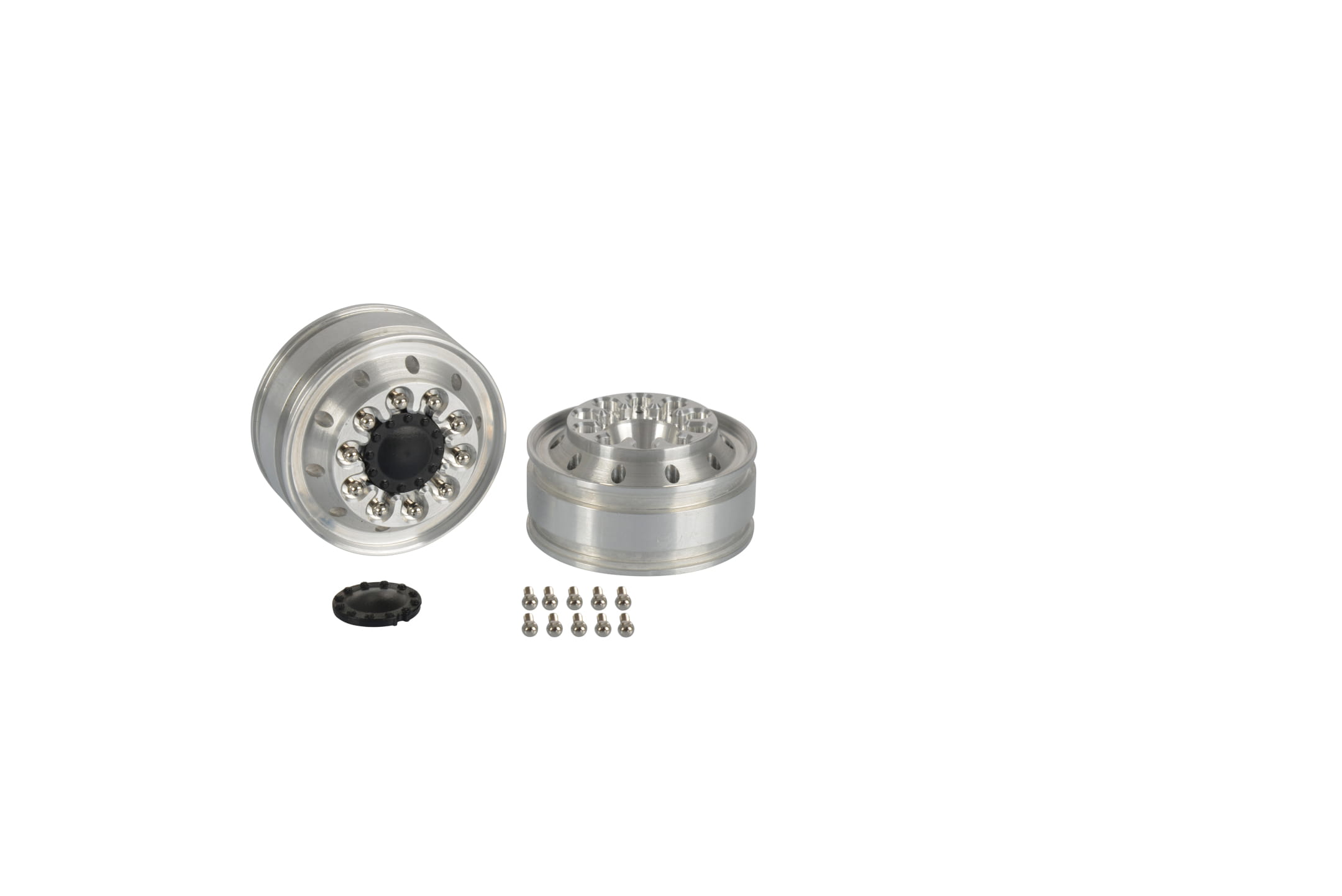 Carson 1:14 Truck Alu Felge schmal (2) AG-Vorderachse Carson 1:14 Truck Alu Felge schmal (2) AG-Vorderachse