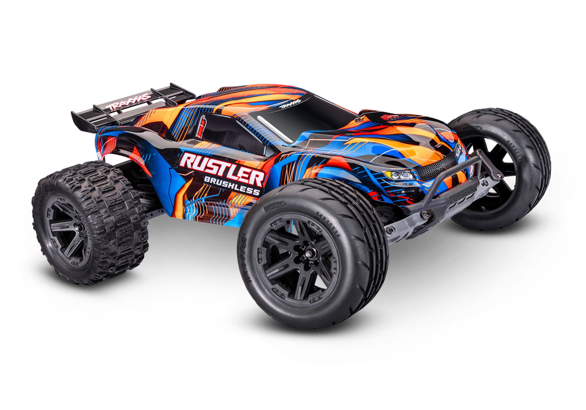 Traxxas Rustler 2WD VX3 Brushless RTR Stadium Truck Orange