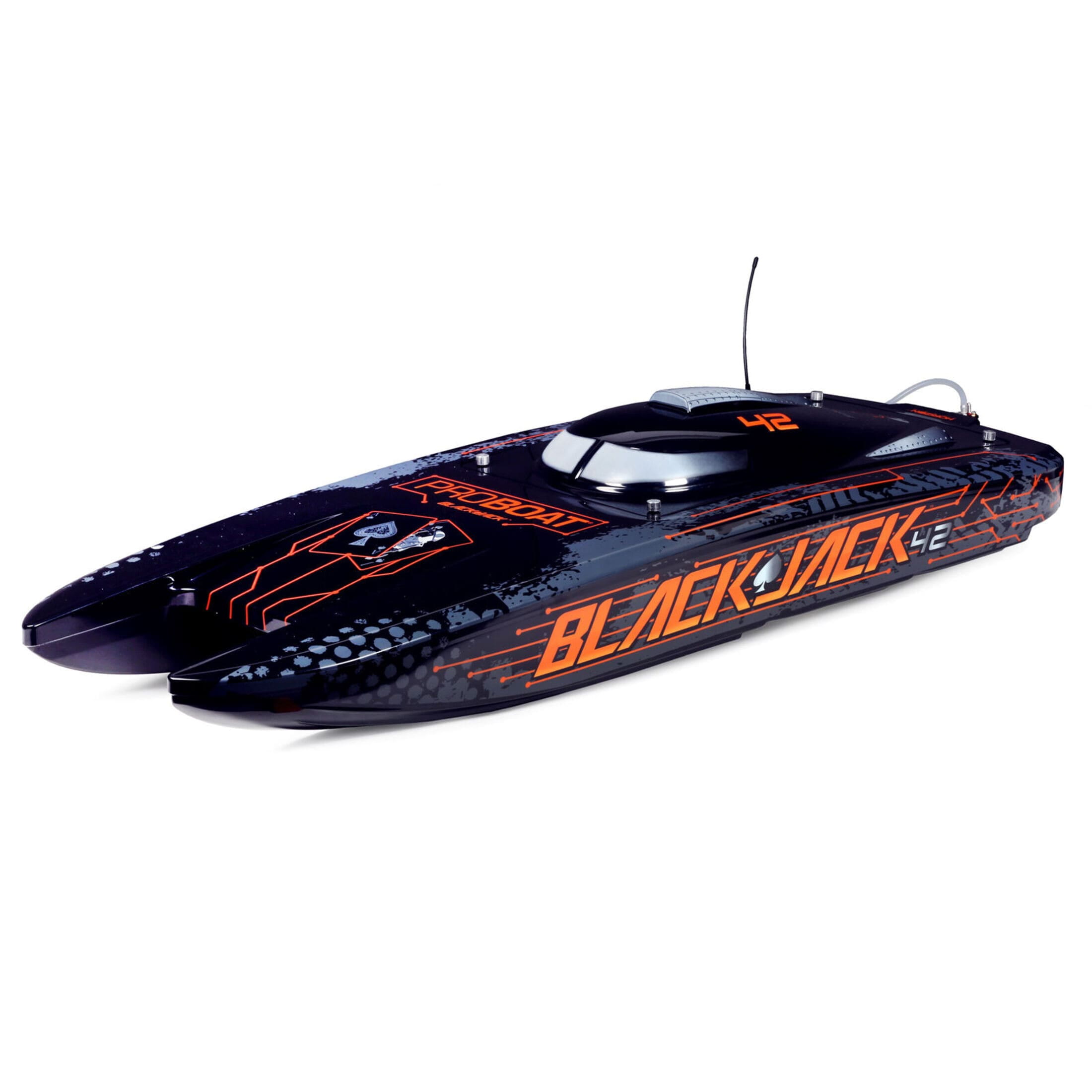 Pro Boat Blackjack 42 8S Katamaran mit Spektrum Motor Schwarz