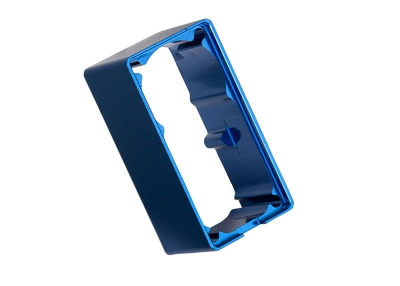 Traxxas Servogehaeuse Mittelteil Alu blau fuer 2250 Servo - RC-Zubehoer