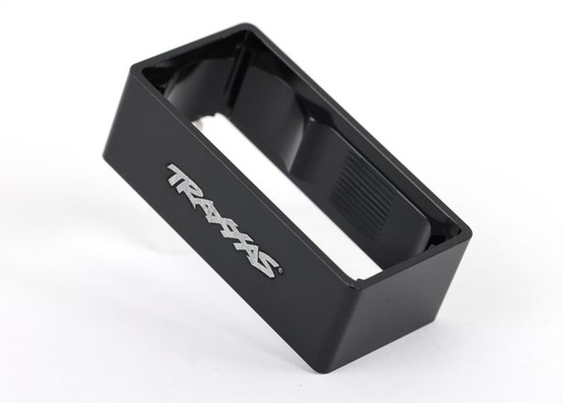 Traxxas Servo-Gehaeuse Alu _schwarz eloxiert_ _Mitte_ _2275 Servo_ - RC-Zubehoer