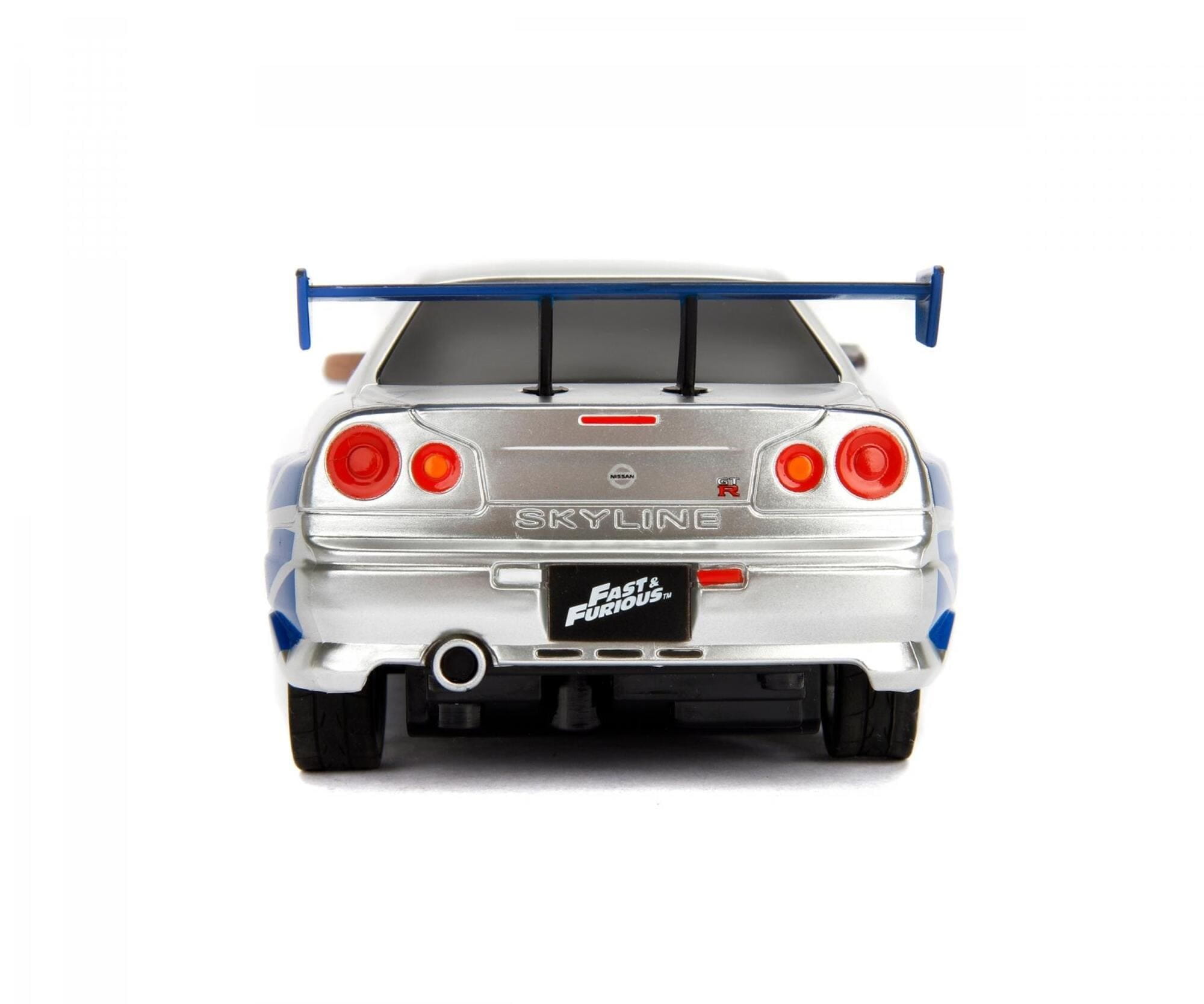 Jada Toys Fast _ Furious 2002 Nissan Skyline GTR RC 1_24 im silbernen Design