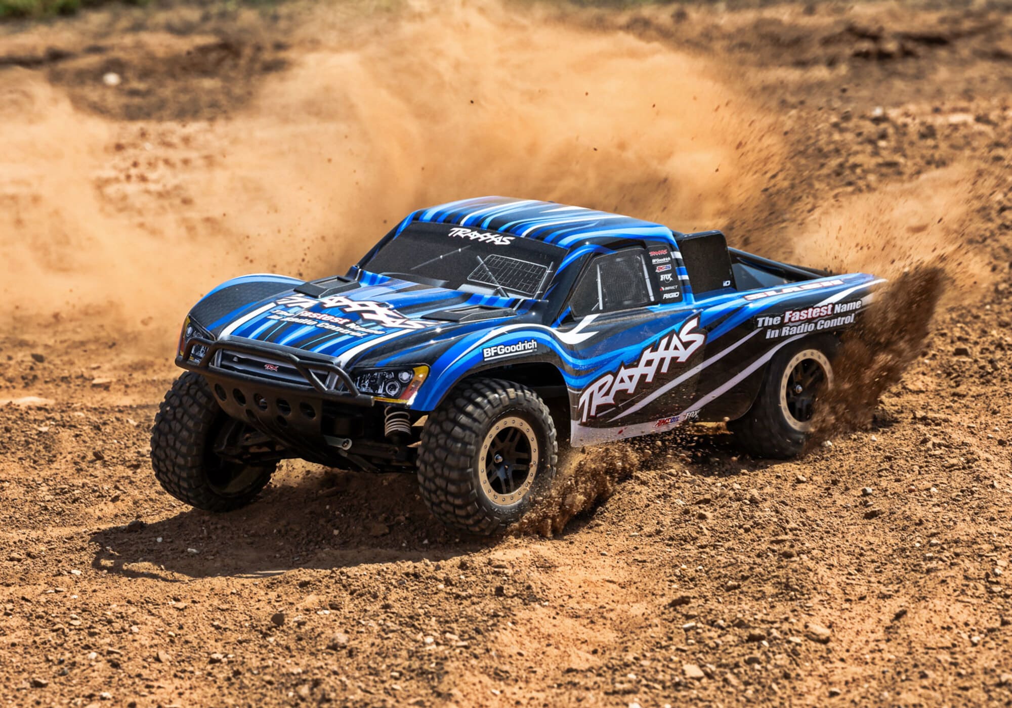 Traxxas Slash 2WD Brushed RC Short Course Truck 1_10 Blau RTR 58234-8
