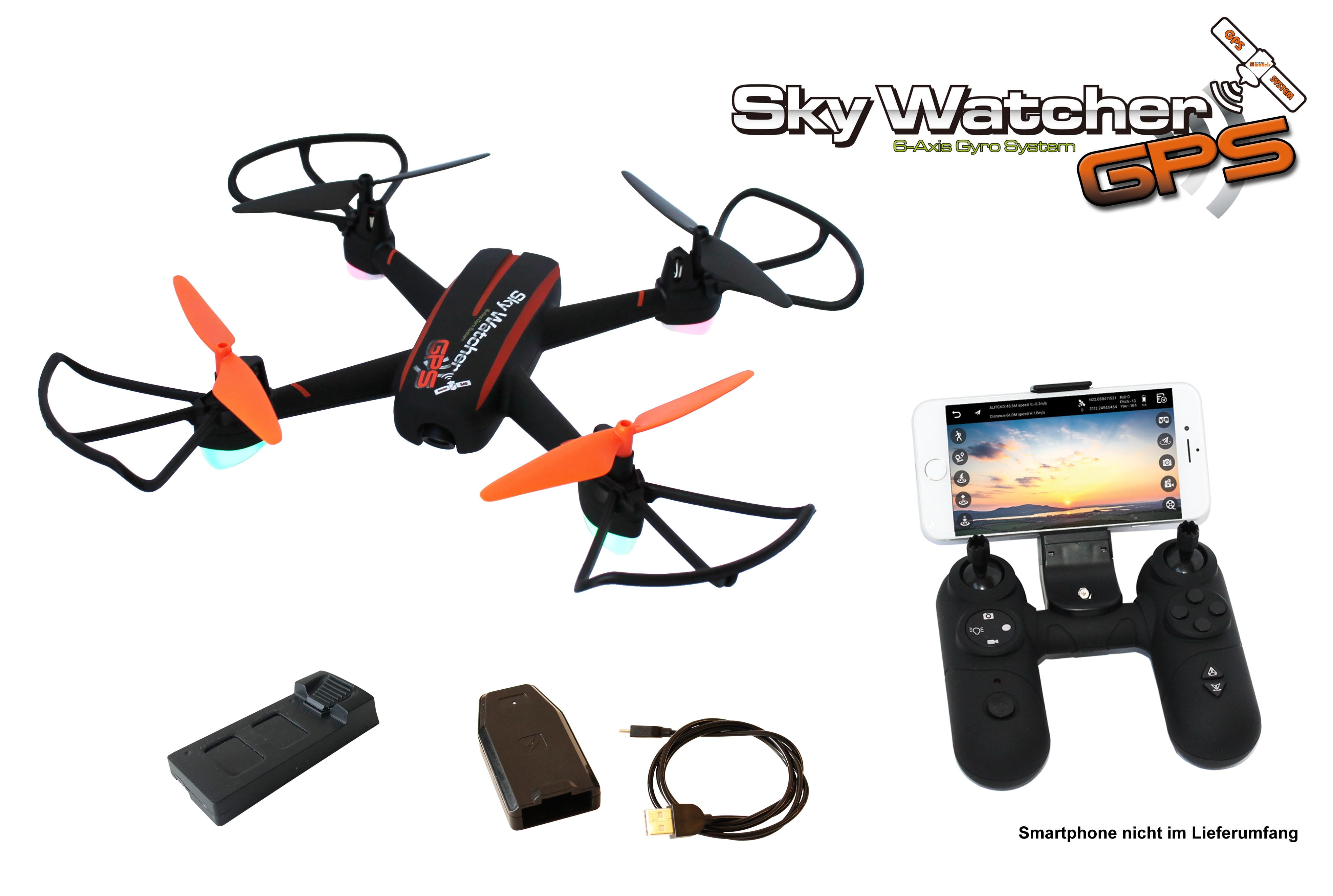 DF Models RC Quadrocopter SkyWatcher GPS RTF