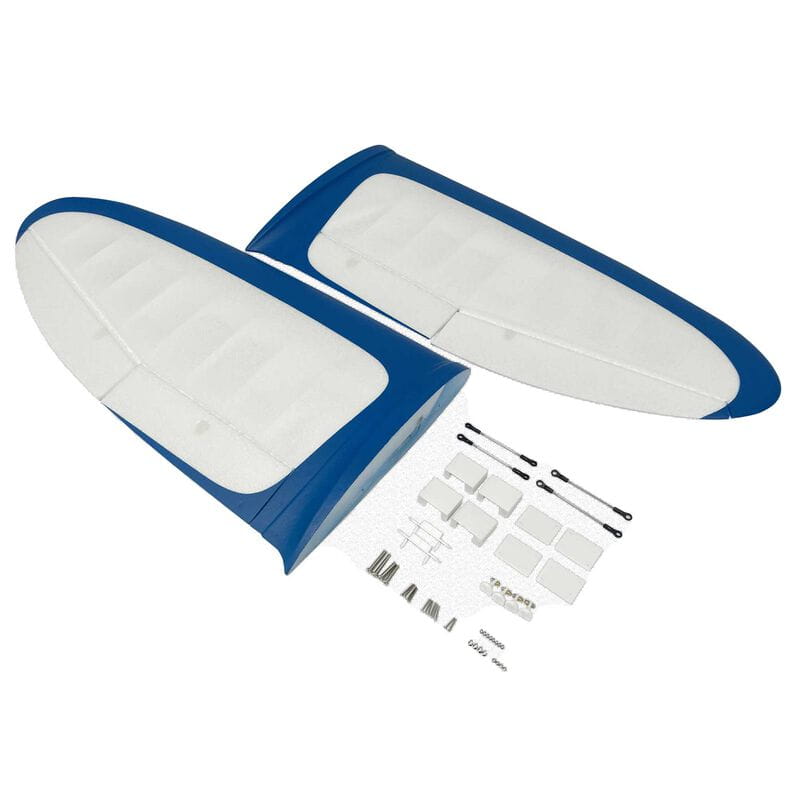E-flite Painted Wing Set Left - Right_ Commander mPD 1.4m - RC-Zubehoer
