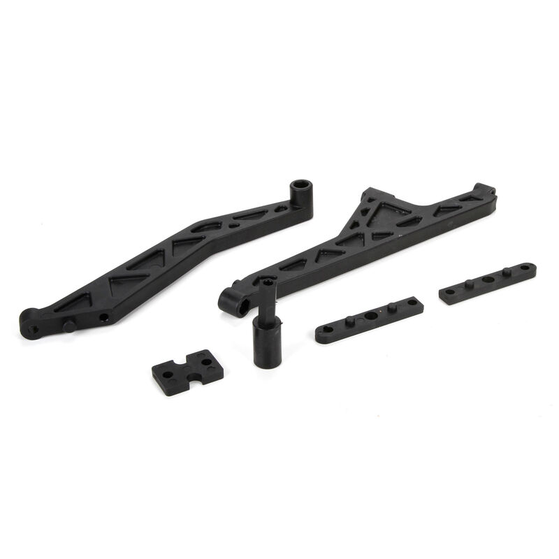 Losi FR/RR Chassis Brace & CNTR Diff Spcr: MTXL