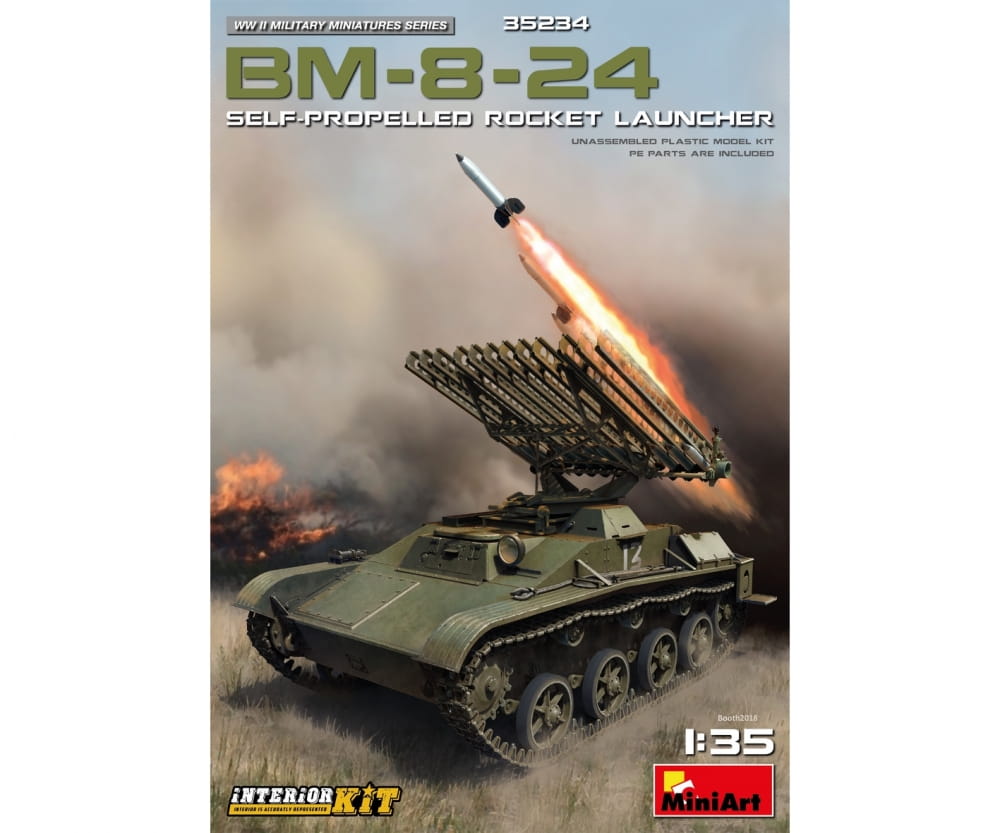 Plastikmodellbau von Miniart 1-35 bm 8 24 raketenwerfer inter