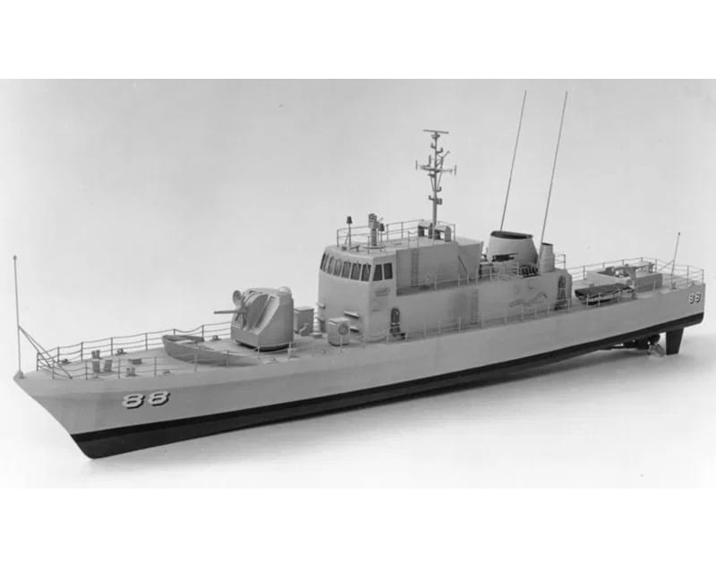 USS Crocket Kanonenboot - Asheville-Klasse - Modellzubehoer
