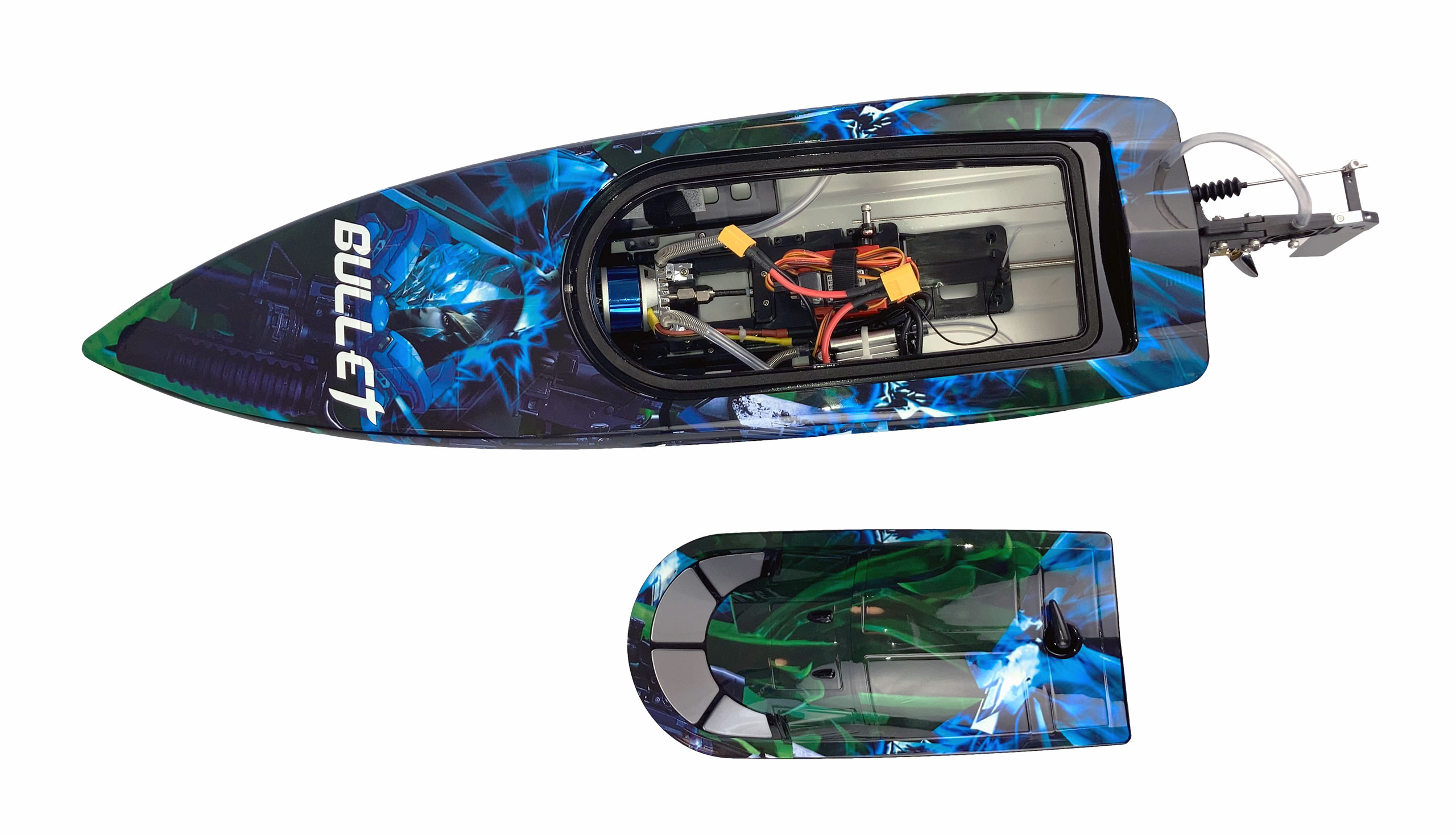 Amewi RC Bullet V4 Rennboot 700mm 4S Brushless
