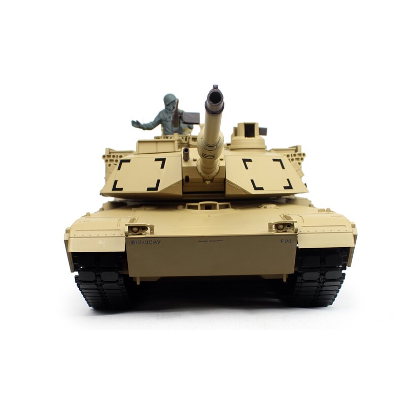 Torro RC Panzer M1A2 Abrams sand BB+IR (Metallketten) 1:16
