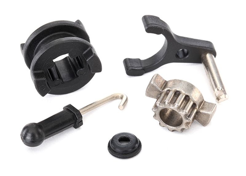 Traxxas Drive hub_ 2Gang shift dog_ shift fork_ shaft seal_ 2-speed - RC-Zubehoer