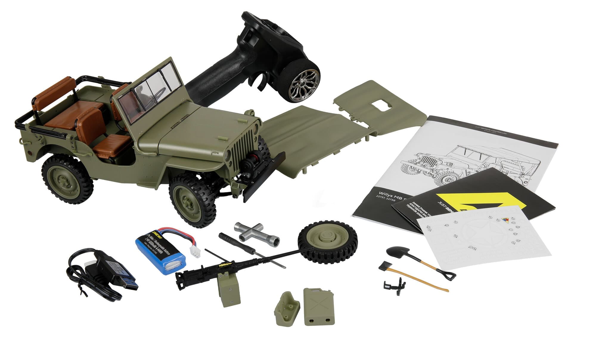Amewi Trattore RC con forca per pallet 1:24 RTR RC telecomandati Amewi Trattore RC con forca per pallet 1:24 RTR RC telecomandati