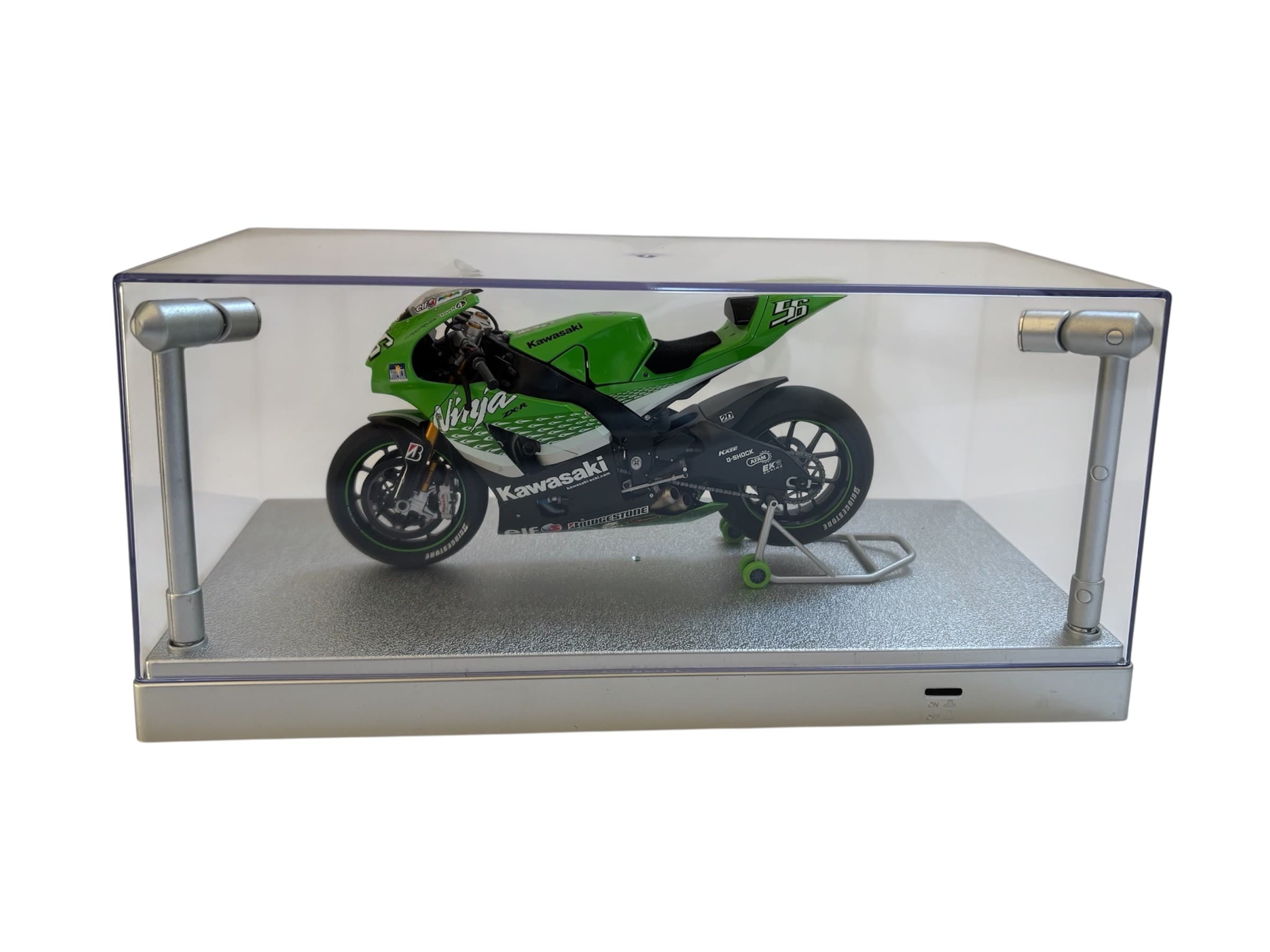 Triple9 LED-Vitrine fuer Modellautos 1_43_1_64 Schwarz mit Beleuchtung_