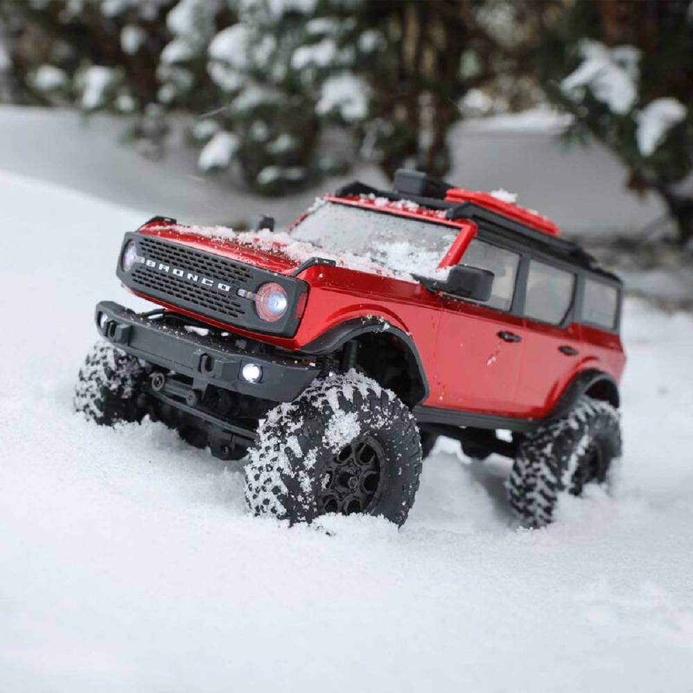 Axial RC Crawler SCX24 2021 Ford Bronco 4WD 1:24 RTR Rot Axial RC Crawler SCX24 2021 Ford Bronco 4WD 1:24 RTR Rot