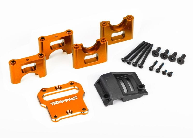 Traxxas Center Diff-Halter 6061-T6 Alu orange eloxiert - RC-Zubehoer