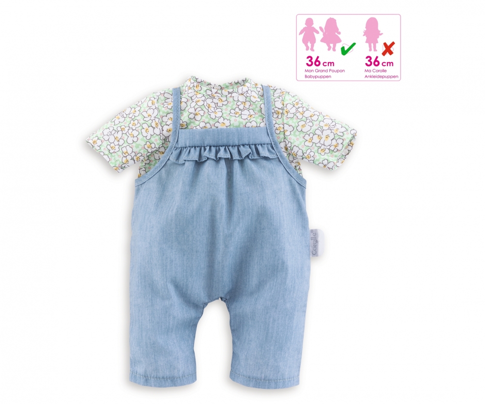 Corolle Mon Grand Poupon 36cm Latzhose und Bluse