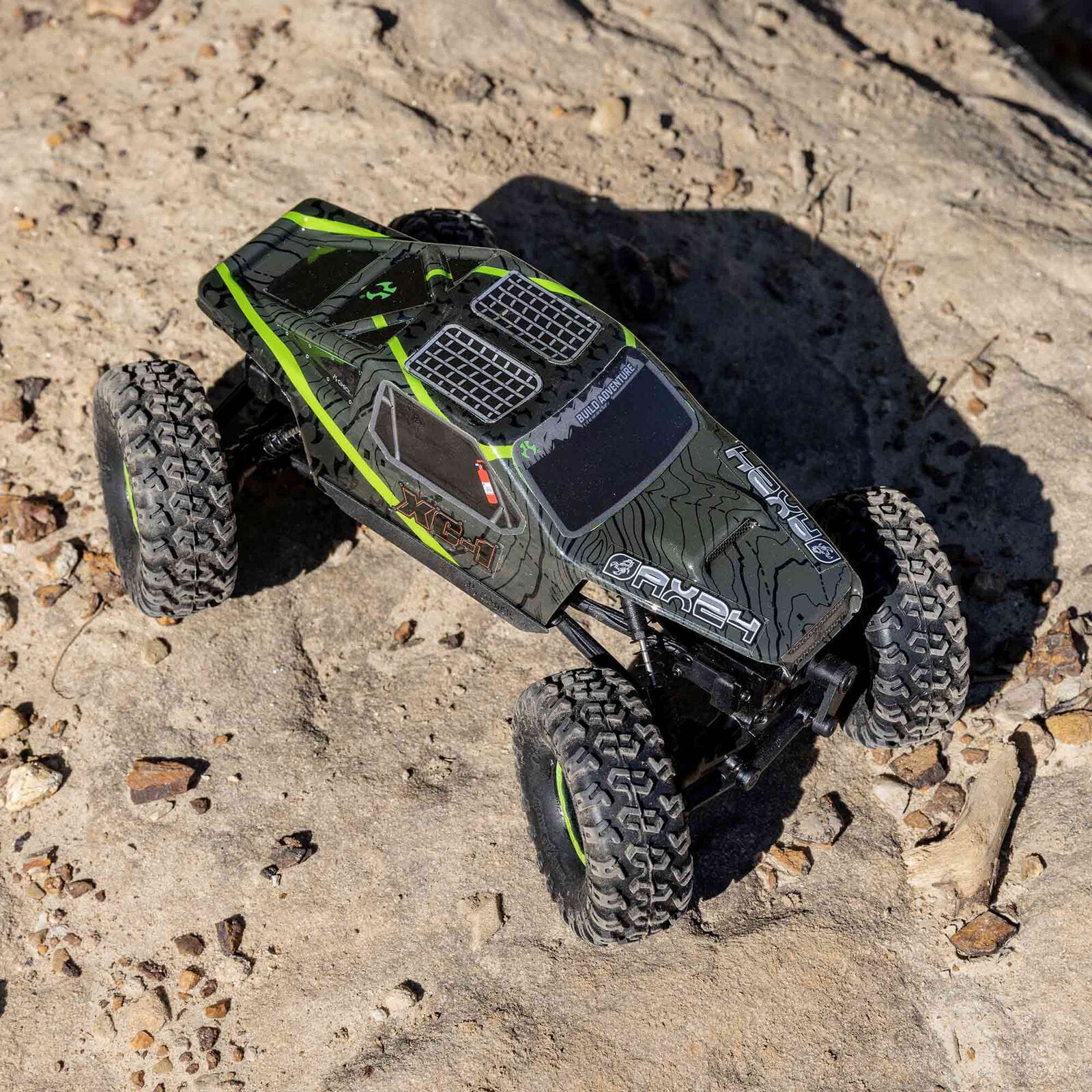 Axial RC AX24 Crawler XC-1 1:24 4WD RTR grün, Akku, Ladegerät Axial RC AX24 Crawler XC-1 1:24 4WD RTR grün, Akku, Ladegerät