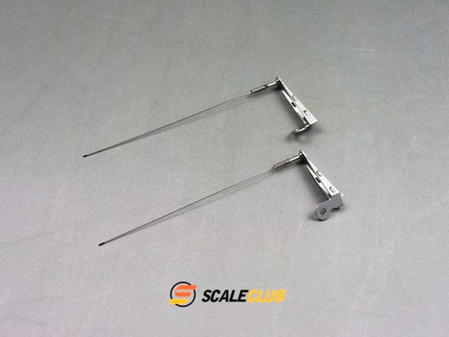 ScaleClub Spiegelantenne mit Halter rechts aus V2A für Scania