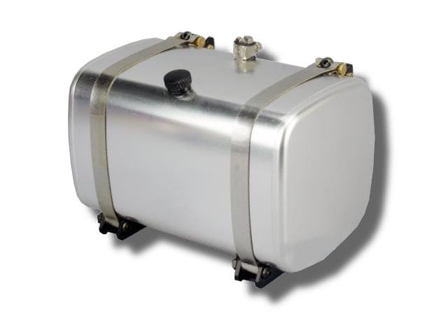Lesu 1:14 Kraftstoff/Hydrauliktank 85mm mit Tankhalter Alu