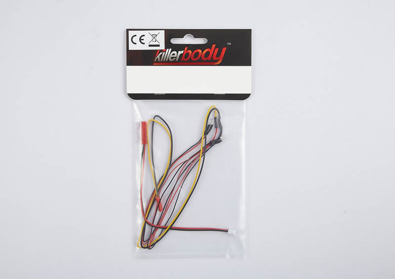 Killerbody LED Unit Set _2x 3mm Gelbe LEDs fuer Spiegelblinker_ - RC-Zubehoer
