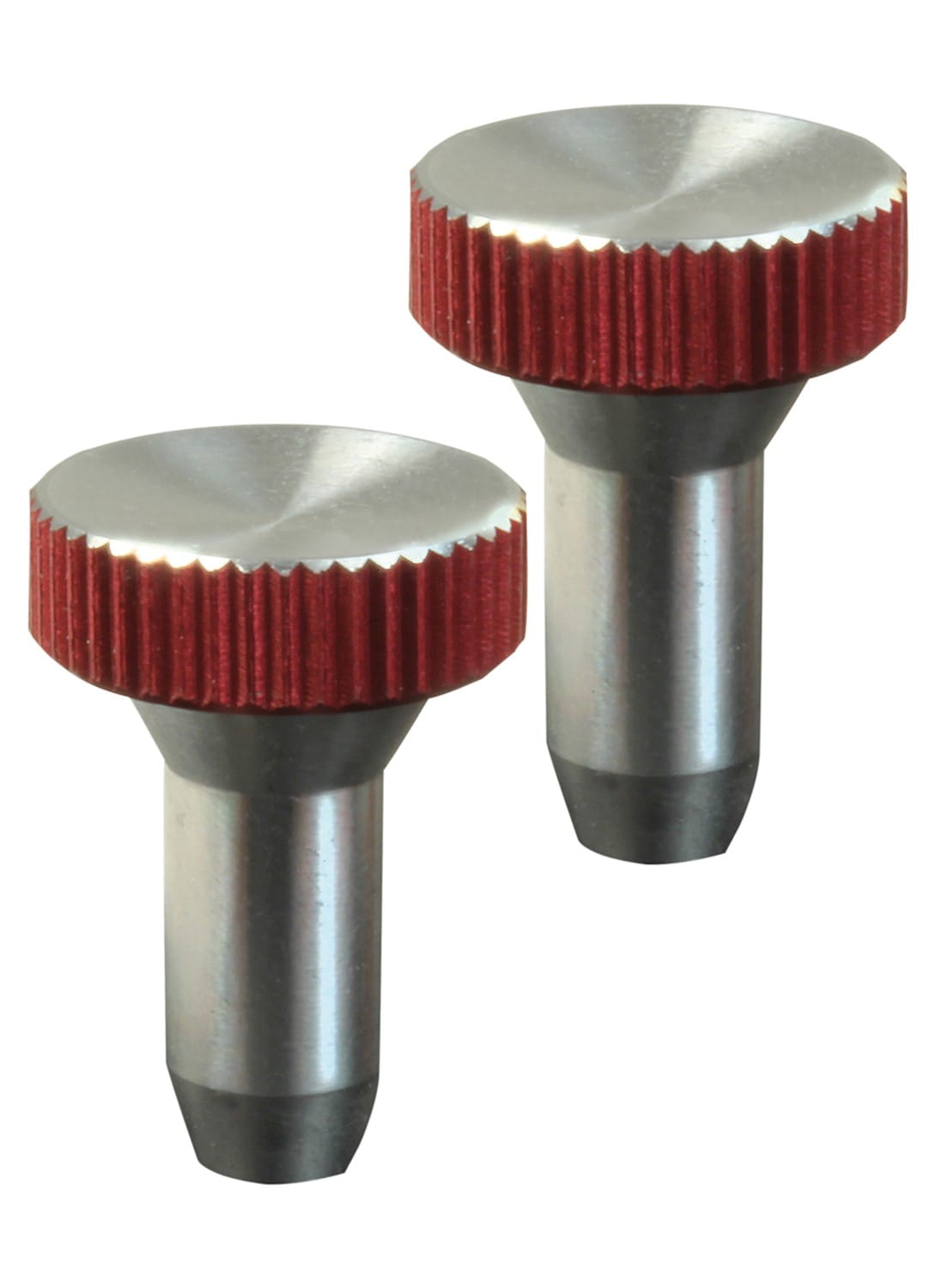 Multiplex Knueppelgriffe Alu rot flach universal_Paar_ - RC-Zubehoer