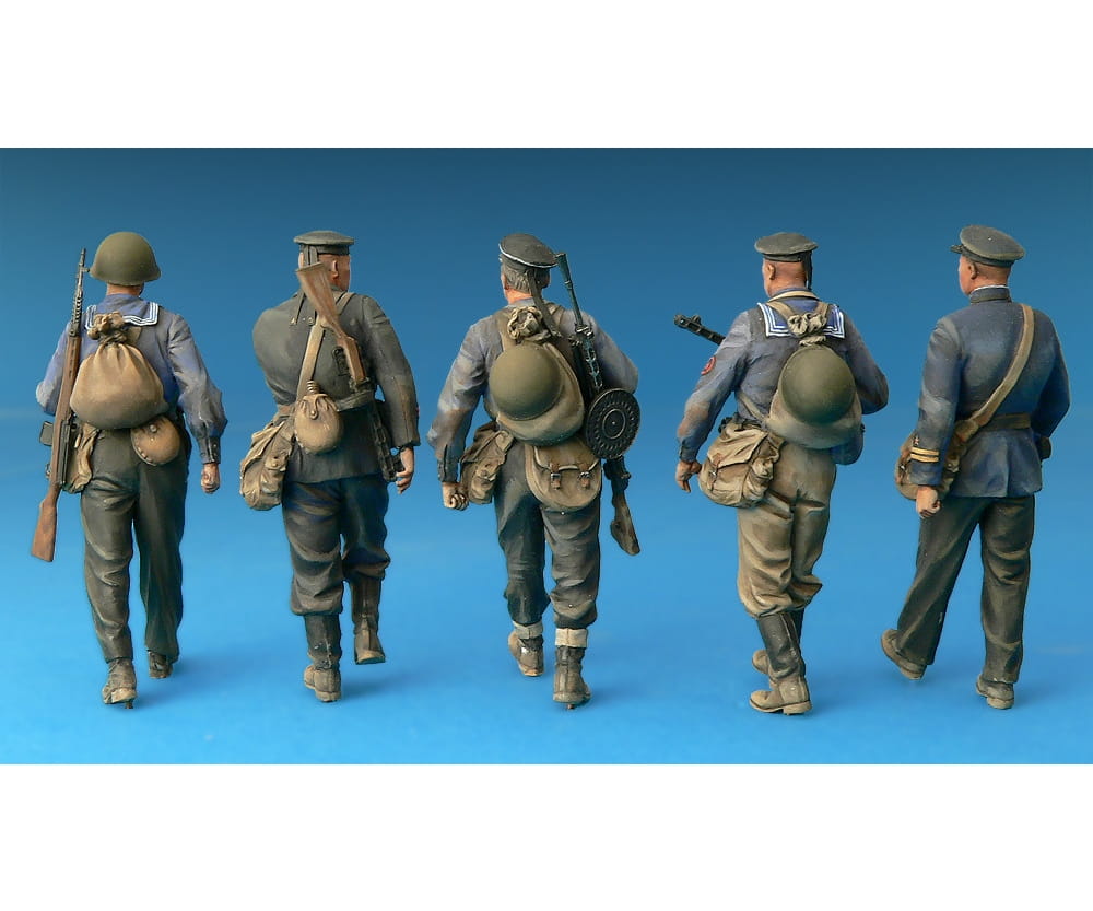 Plastikmodellbau von Miniart 1-35 fig sov marinesoldaten 5 se