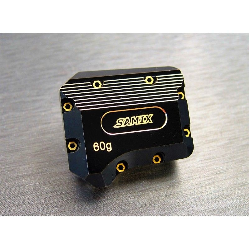 SAMIX brass rear diff. cover fuer Traxxas TRX-6 1 pcs - RC-Zubehoer