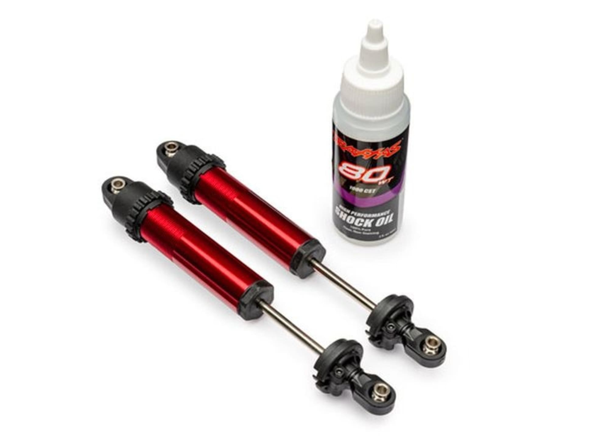 Traxxas Daempfer GTMAXX hi rot ohne Federn fuer Funco fuer RC Modelle