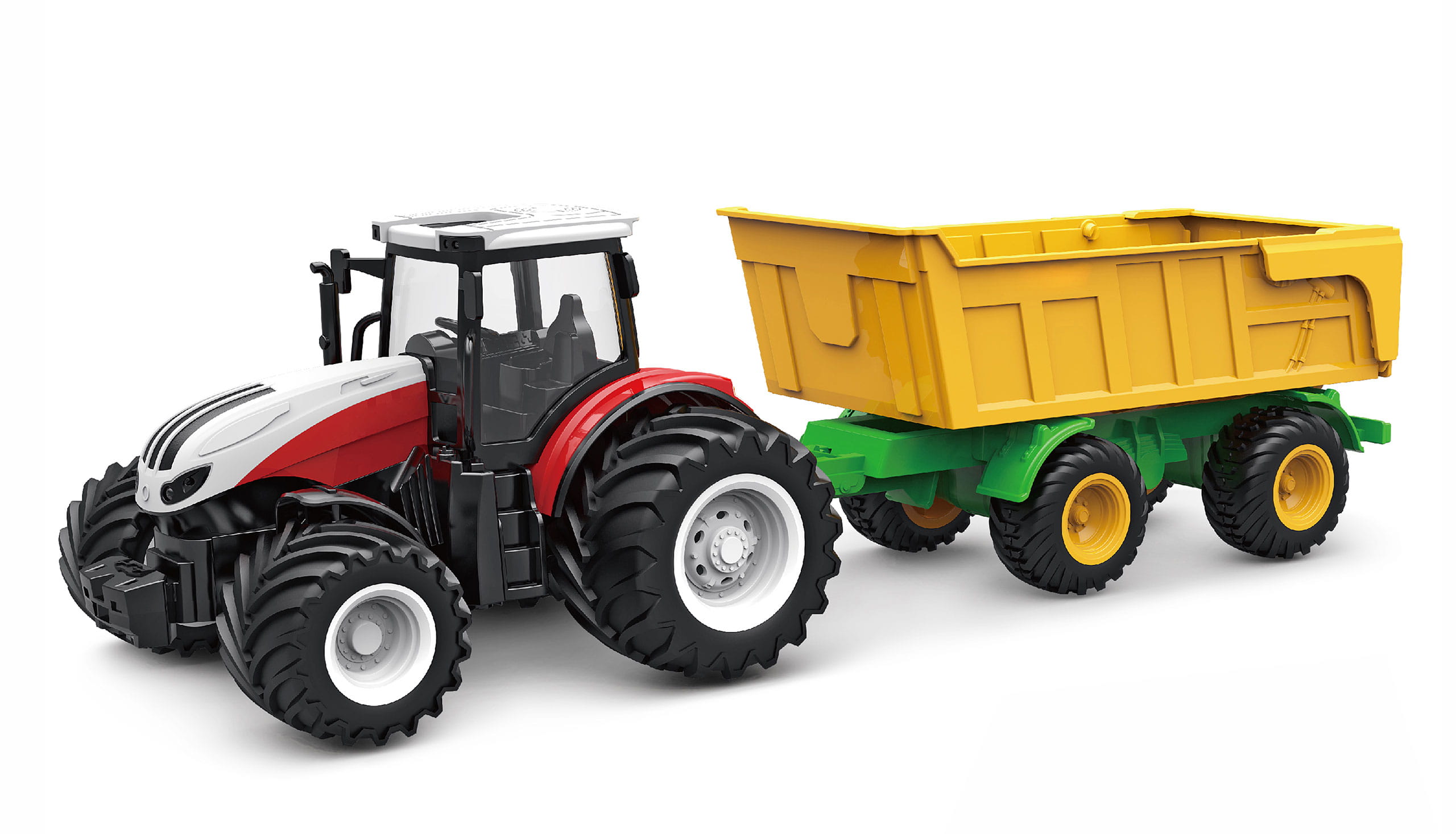 Amewi RC Traktor mit Kippanhänger, Licht & Sound, 1:24 RTR Amewi RC Traktor mit Kippanhänger, Licht & Sound, 1:24 RTR