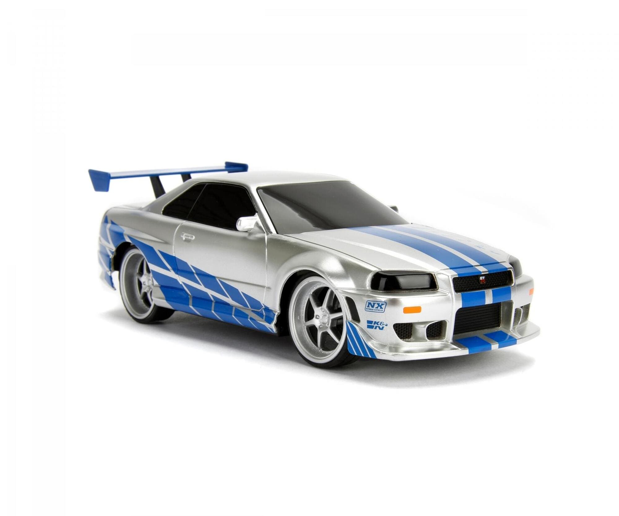 Jada Toys Fast _ Furious 2002 Nissan Skyline GTR RC 1_24 im silbernen Design