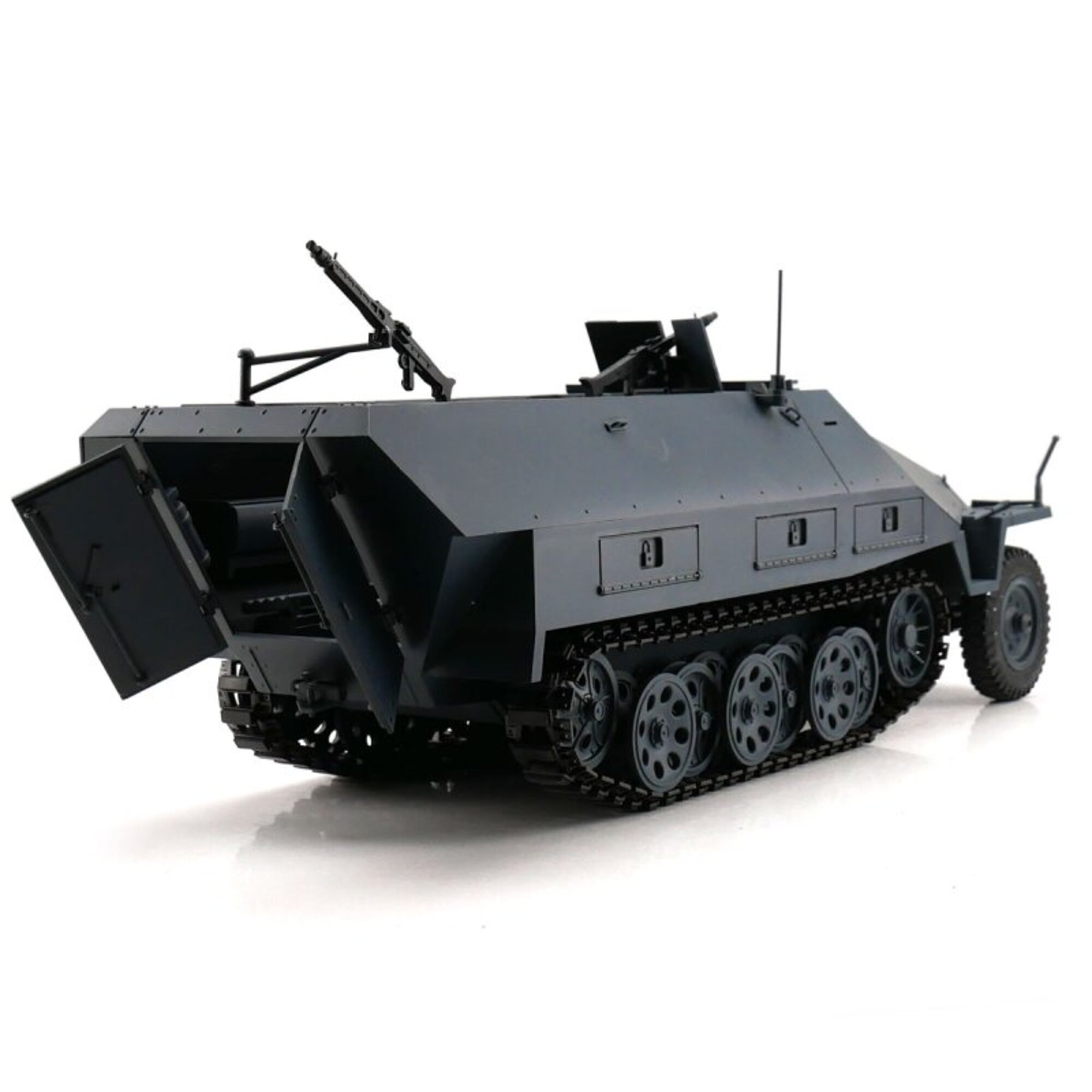 Torro 1_16 RC Modell Sd_ Kfz_ 251_1 Ausf. D in Panzergrau mit funktionalen Details